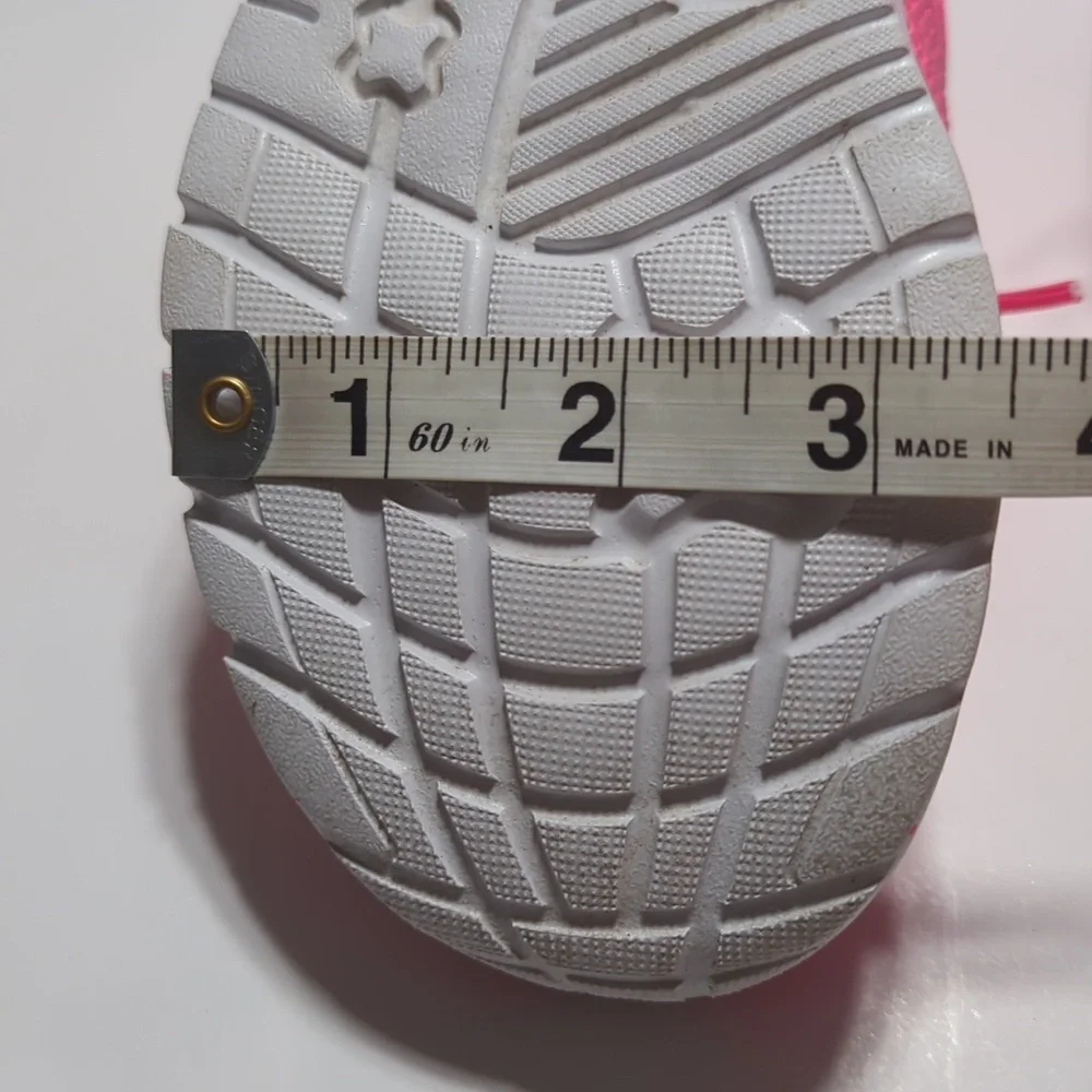 Hey Dude Sirroco Alta Kid's Pink And White Slip On Sneakers Size 12